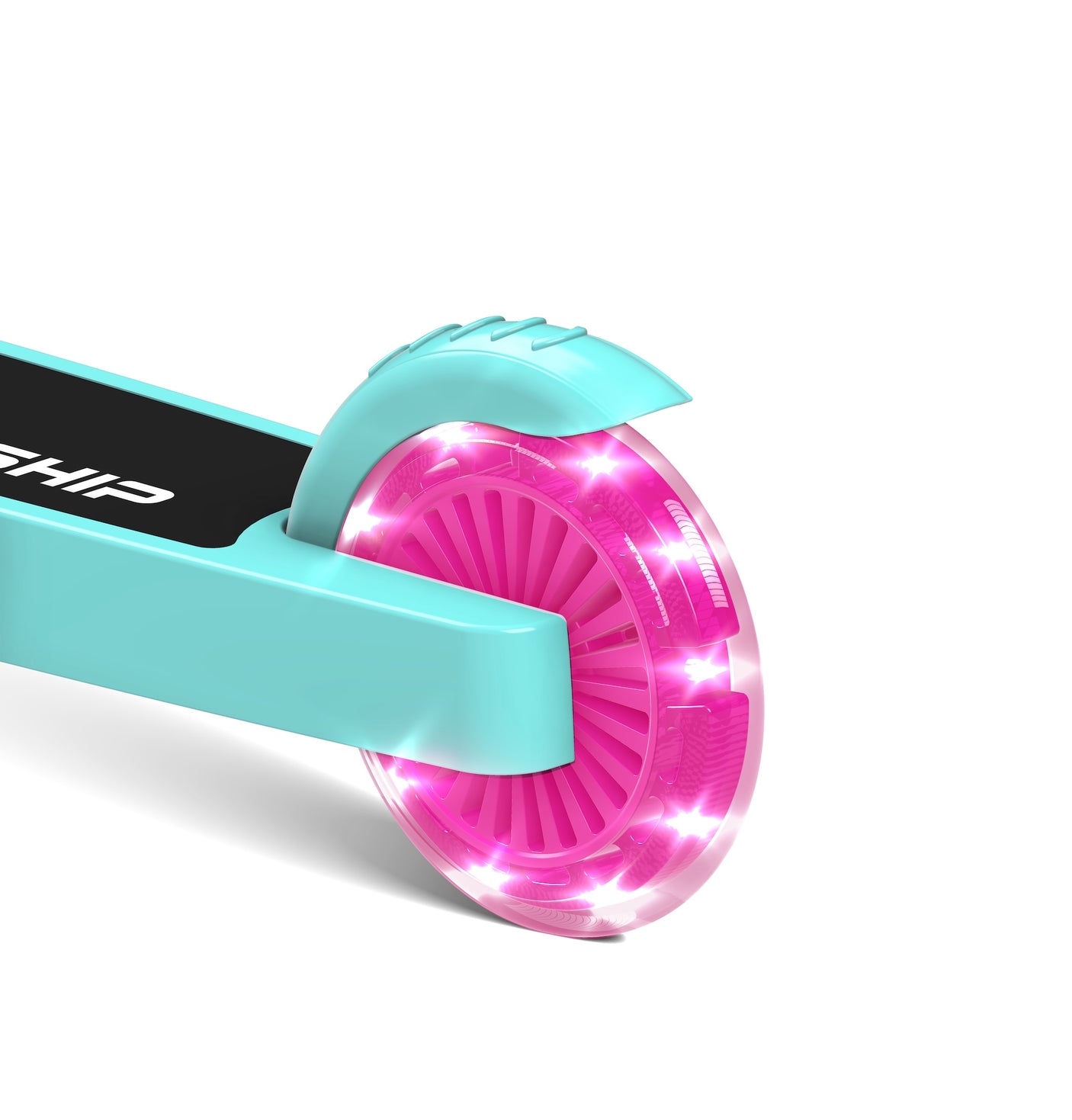 Lit Starship Bright Turquoise - 2 wheel scooter