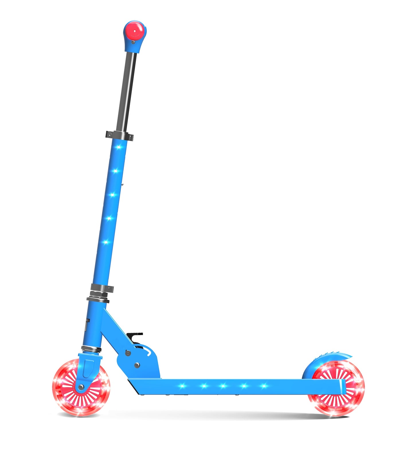 Lit Starship Marina Blue - 2 wheel scooter