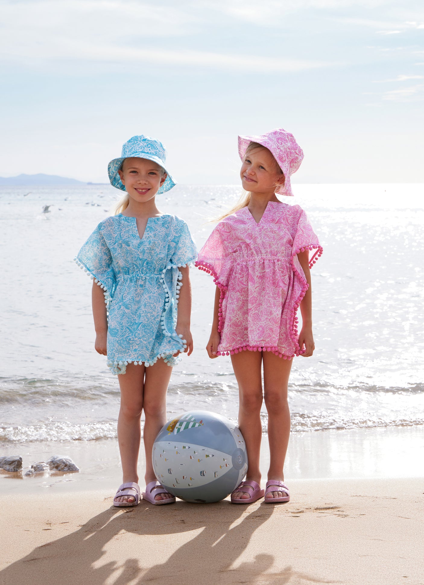 Girl's Kaftan - Paisley Turquoise