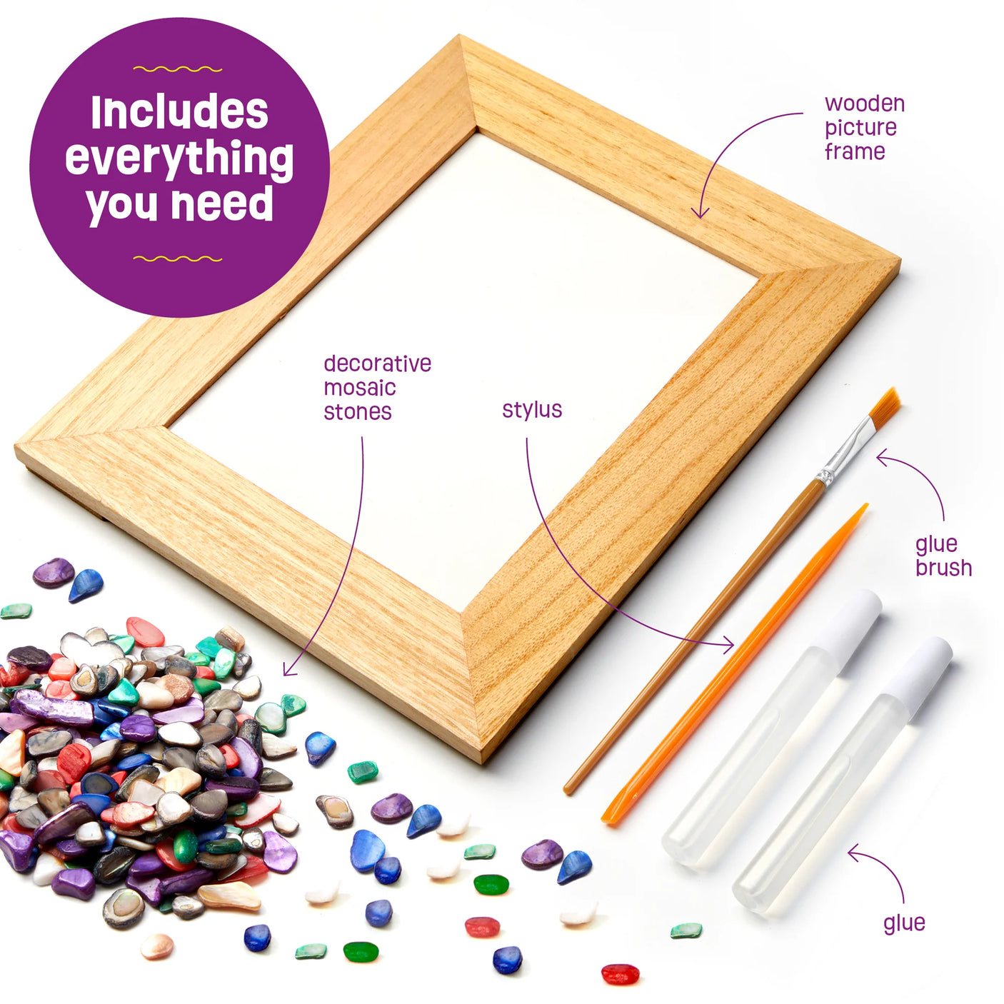 DIY Mosaic Photo Frame Craft Kit
