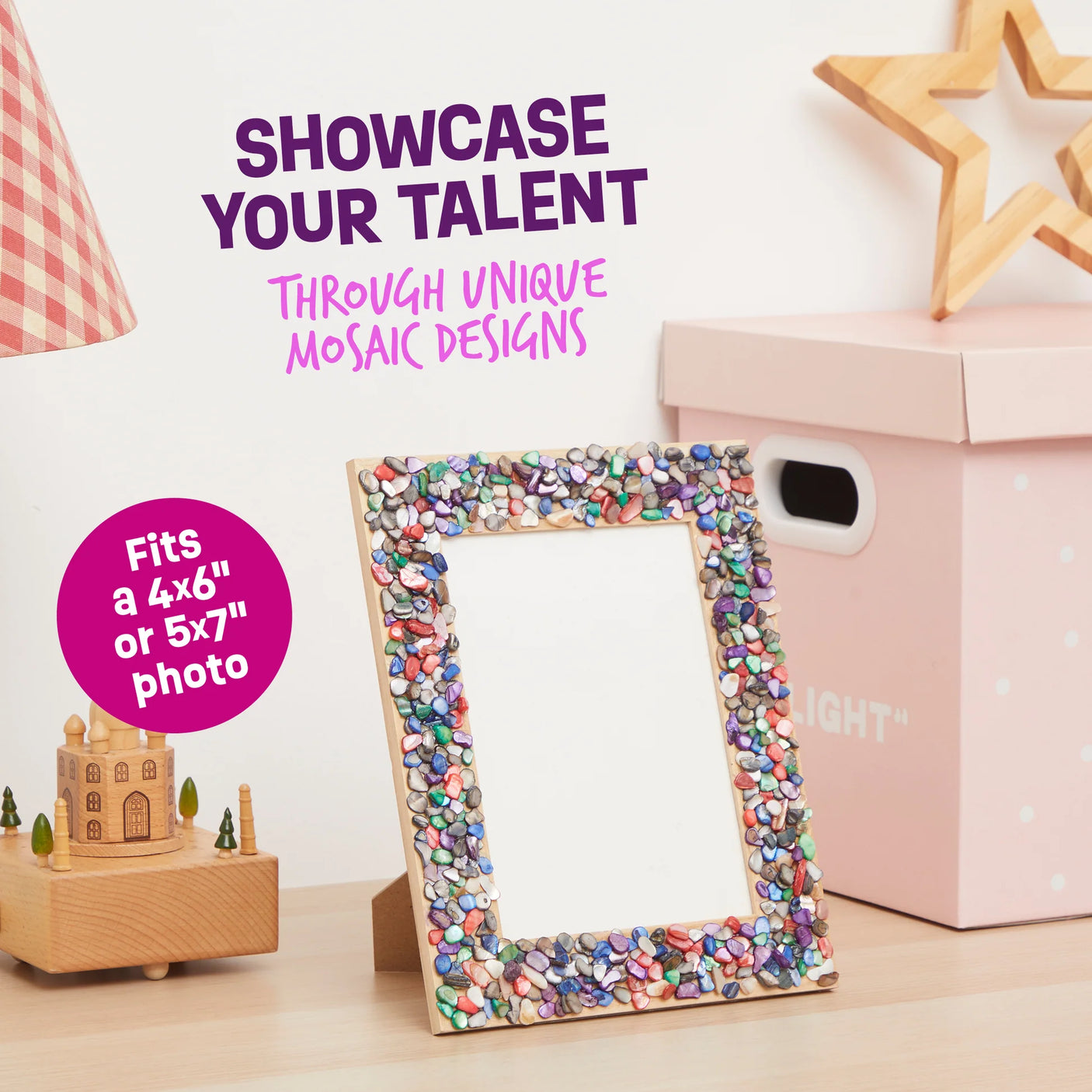 DIY Mosaic Photo Frame Craft Kit
