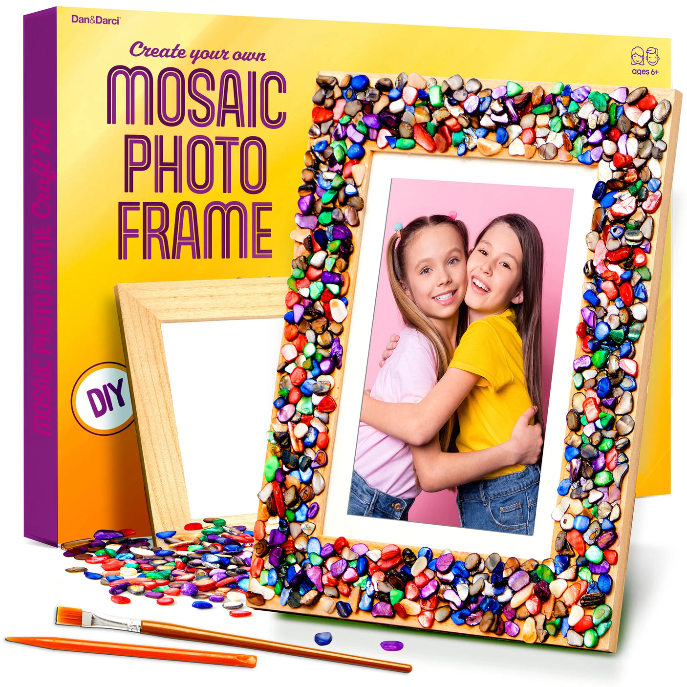 DIY Mosaic Photo Frame Craft Kit