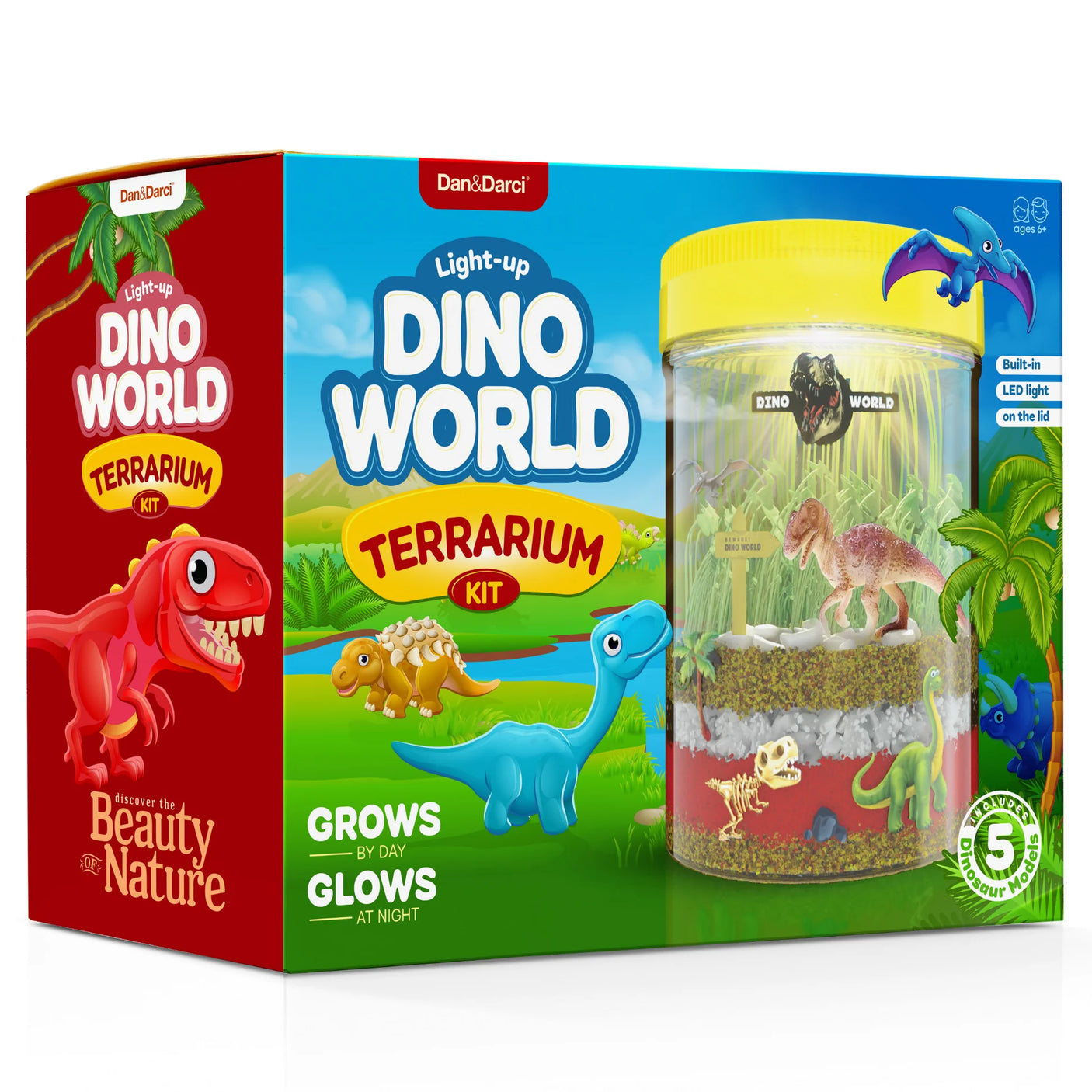 Light Up Dino World Terrarium Kit