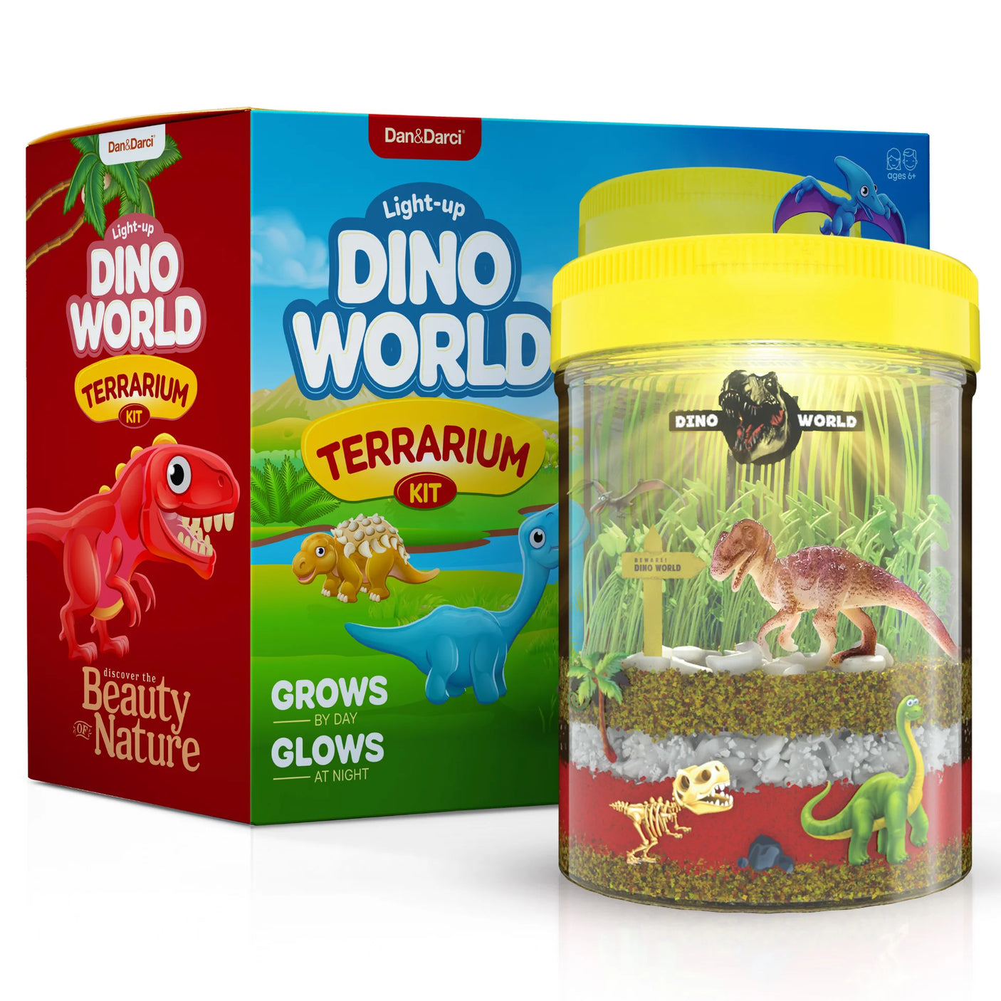 Light Up Dino World Terrarium Kit