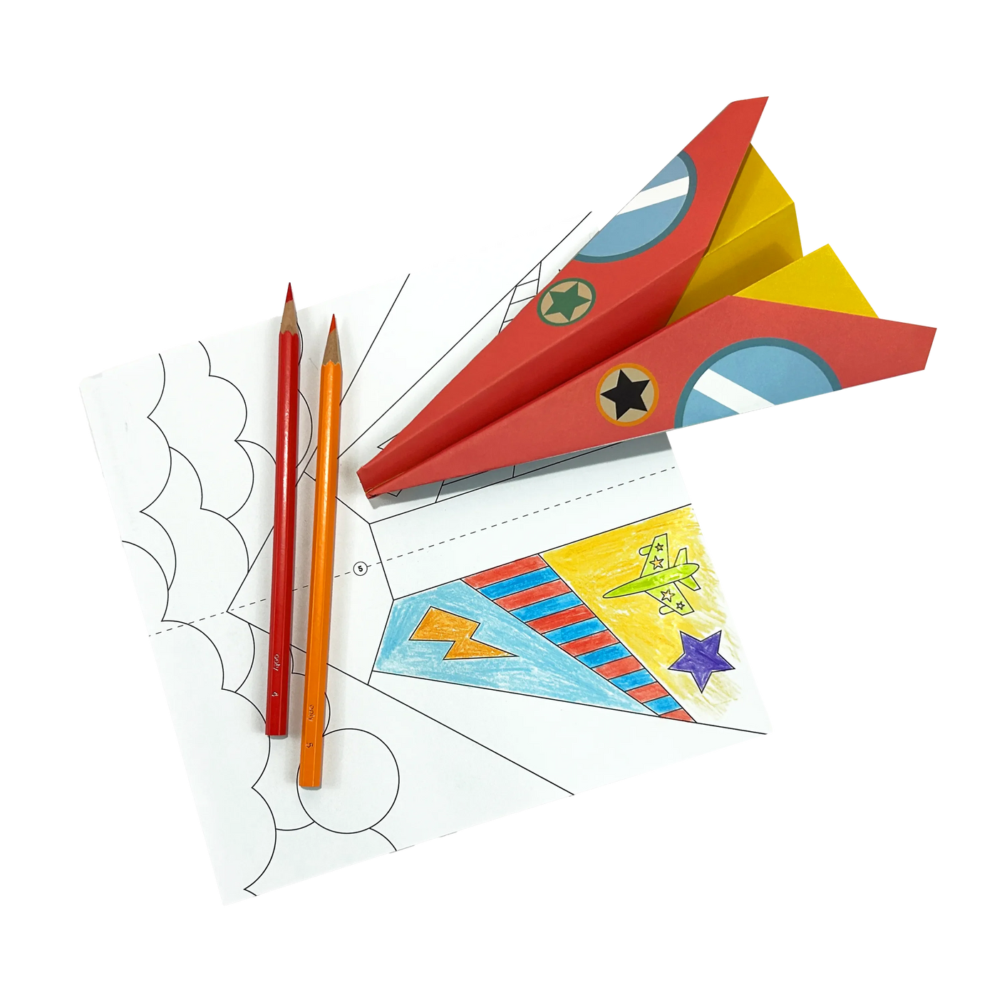 مجموعة نشاط طائرات ورقية DIY