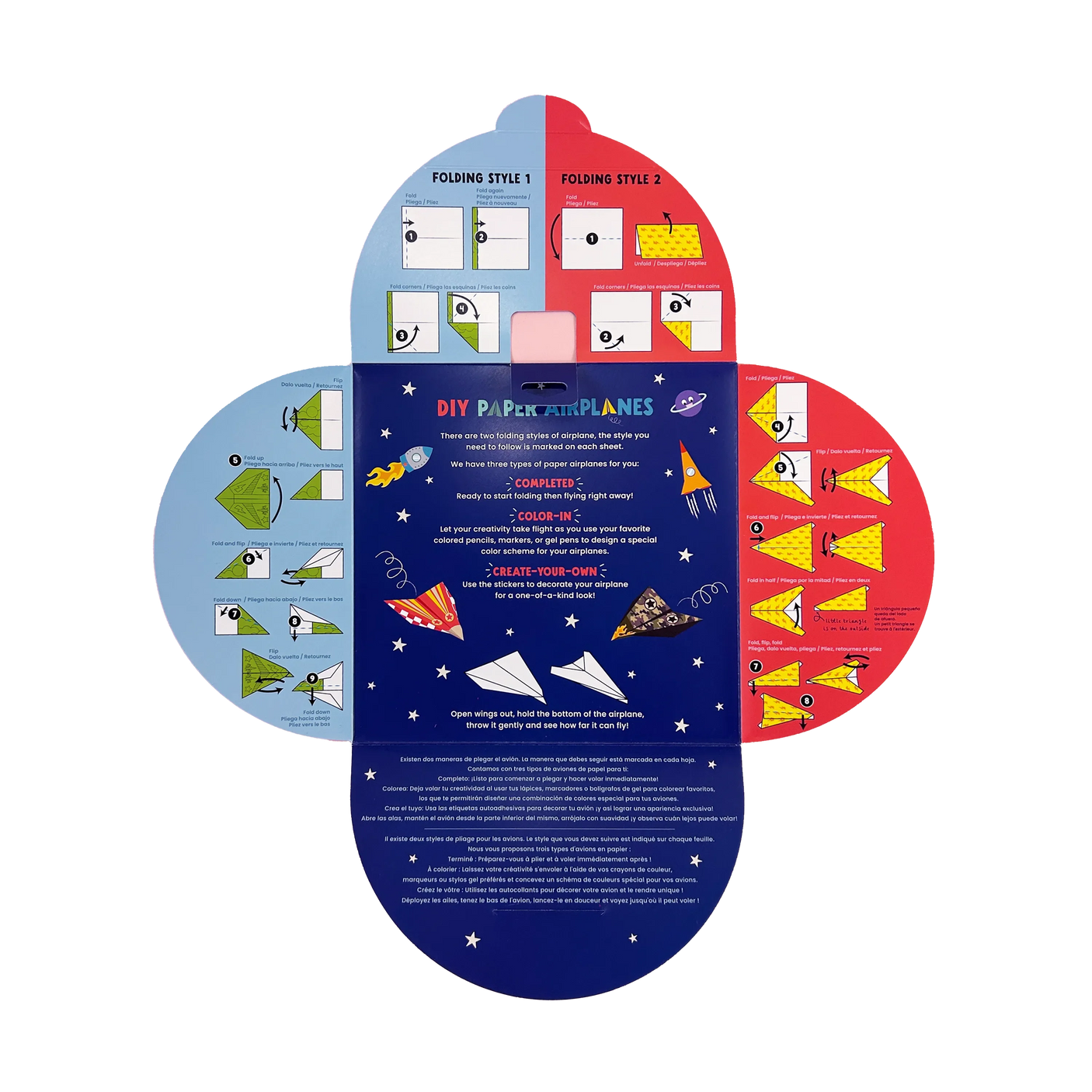 مجموعة نشاط طائرات ورقية DIY