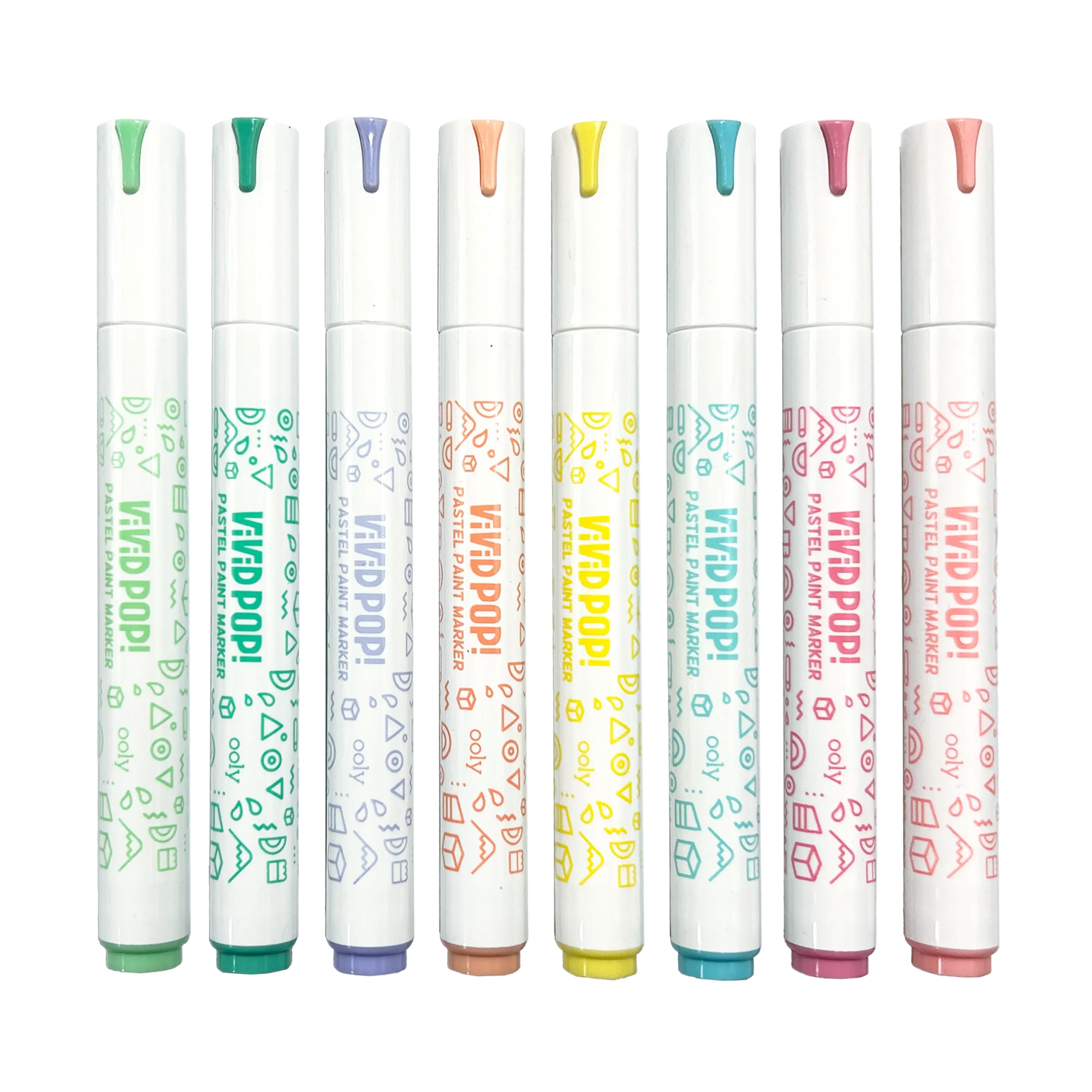 Pastel Colors Vivid Pop Opaque Water Based Markers