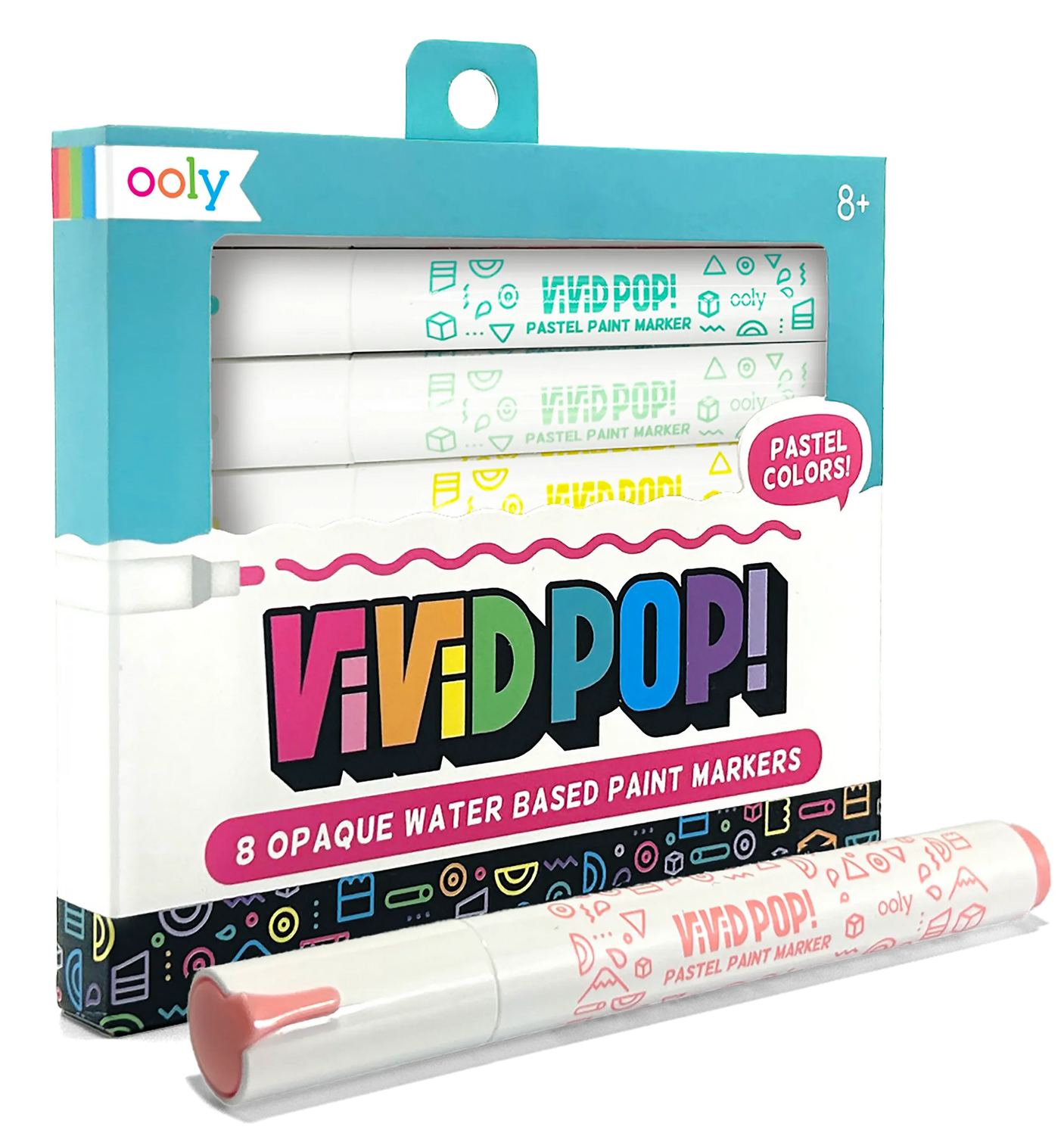Pastel Colors Vivid Pop Opaque Water Based Markers
