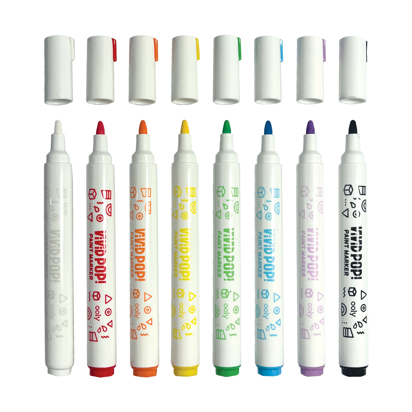 Classic Colors Vivid Pop Opaque Water Based Markers
