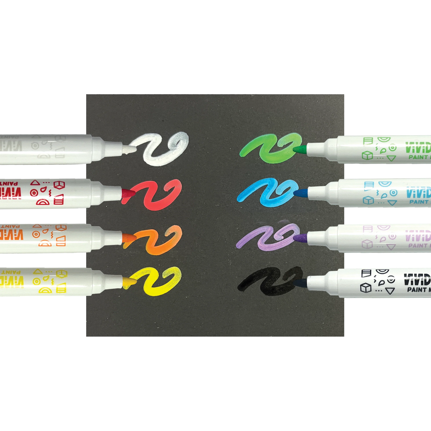 Classic Colors Vivid Pop Opaque Water Based Markers