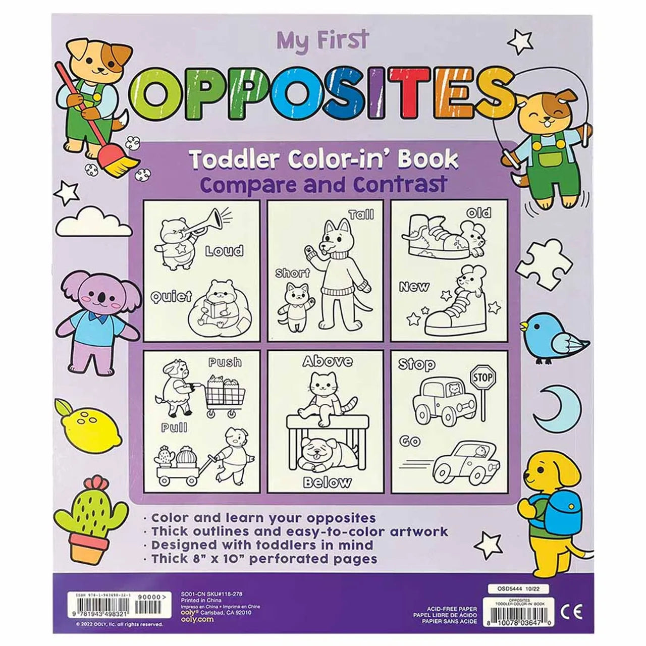 Coloring Book - Opposites