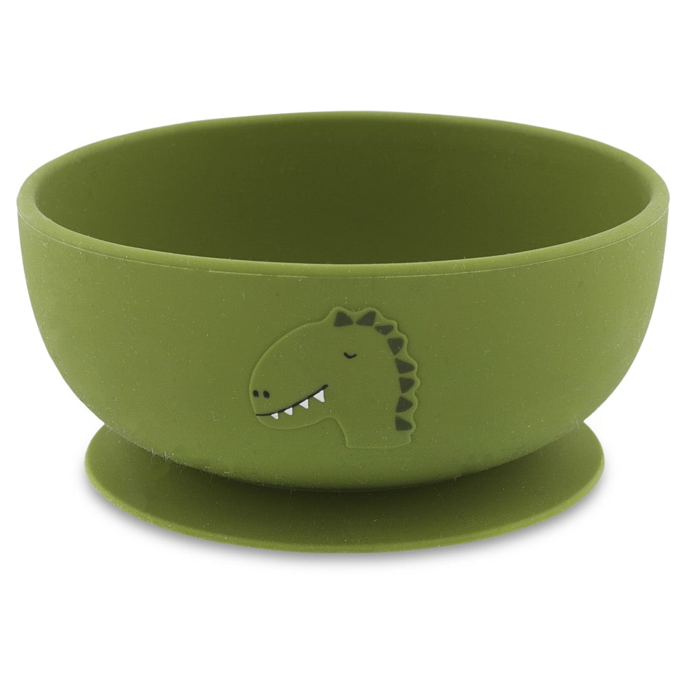 Silicone bowl with suction - Mr. Dinosaur