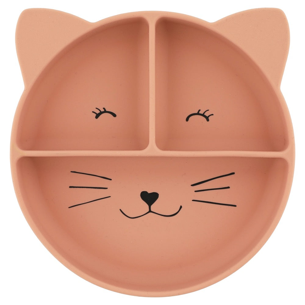 Silicone divided suction plate - Mrs. Cat