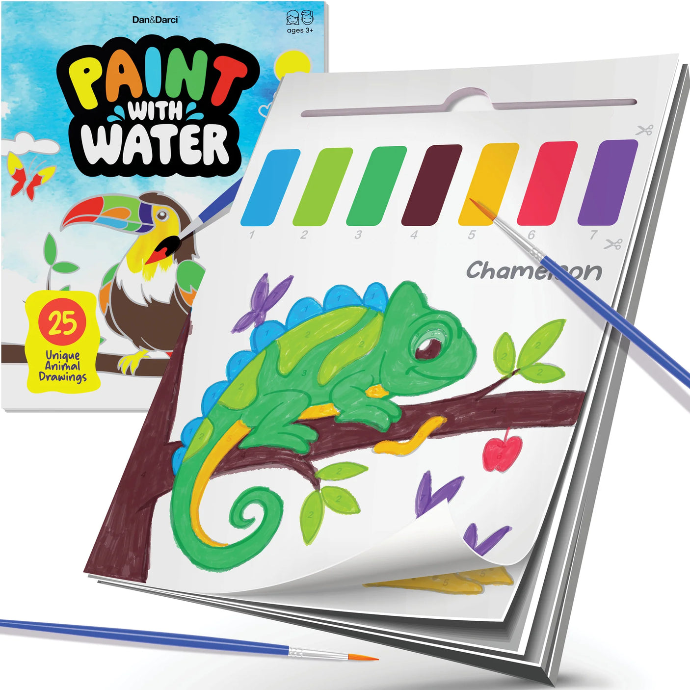 Paint with Water Coloring Book For Kids