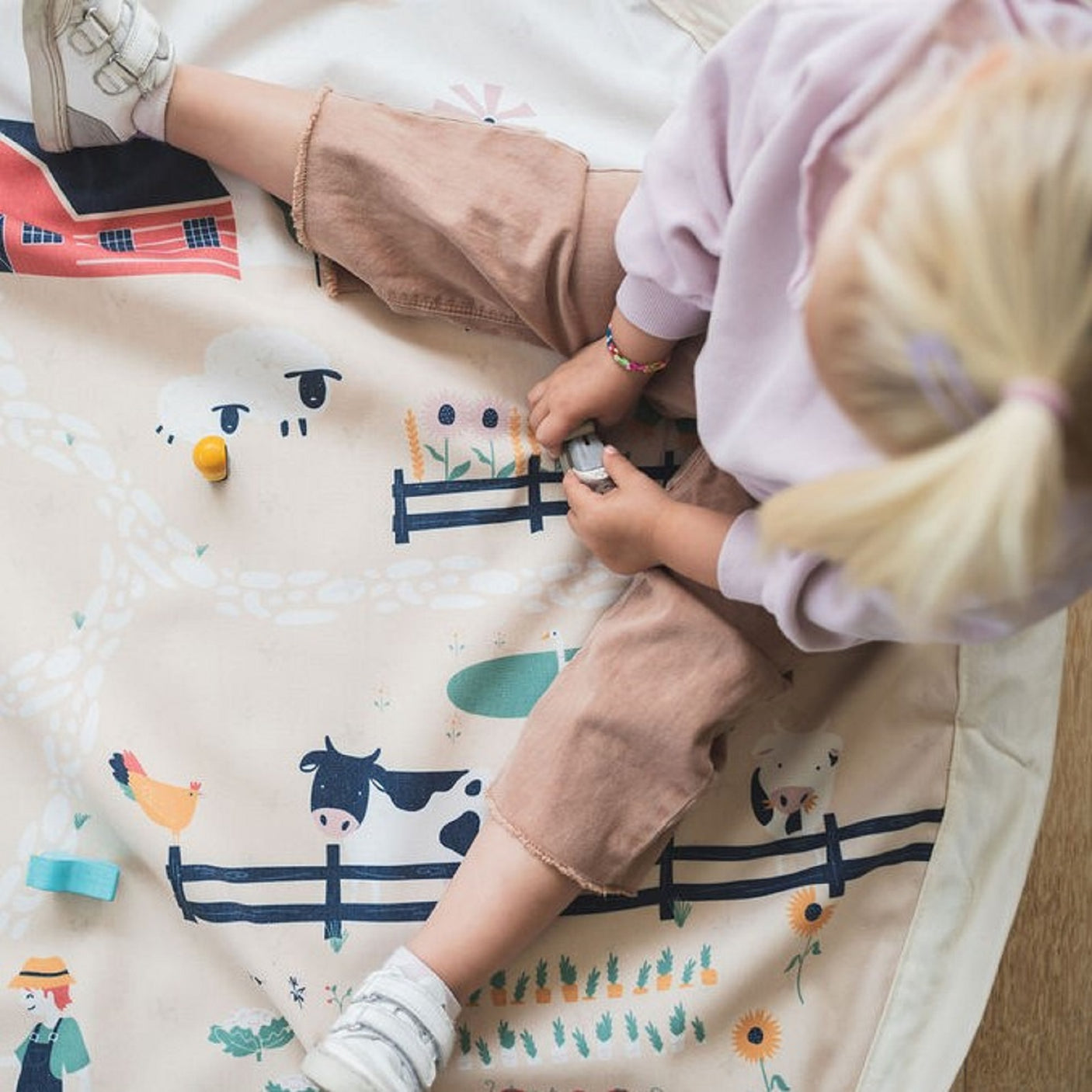 Toy Storage bag - Farm