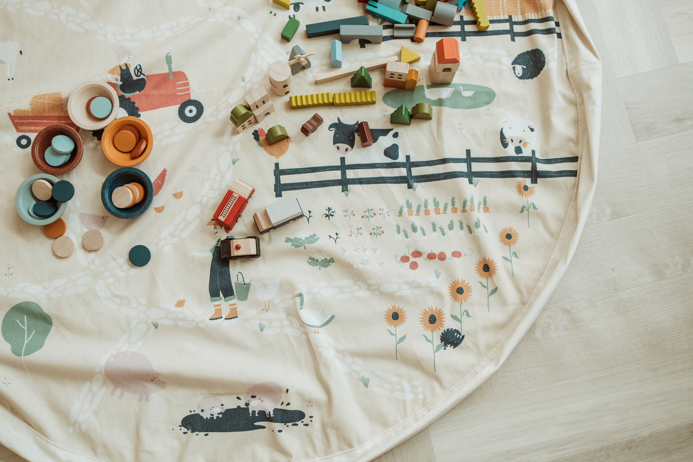 Toy Storage bag - Farm