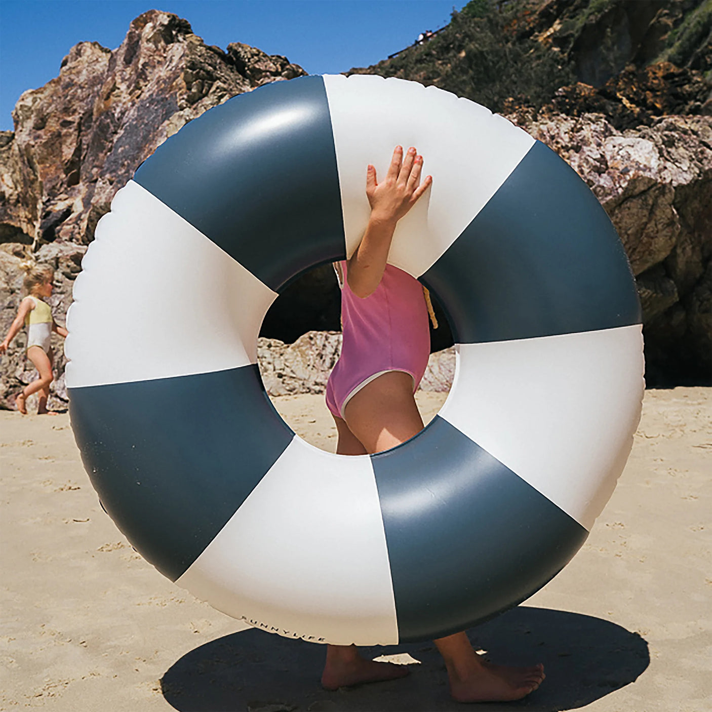 Pool Ring Black Stripe