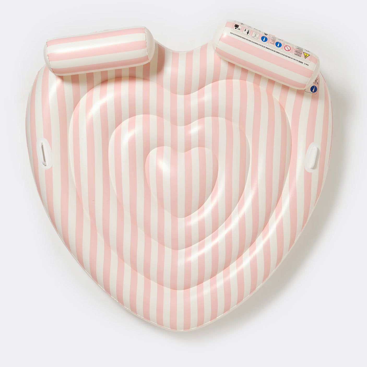Twin Heart Lie-On Stole My Heart Pink Stripe