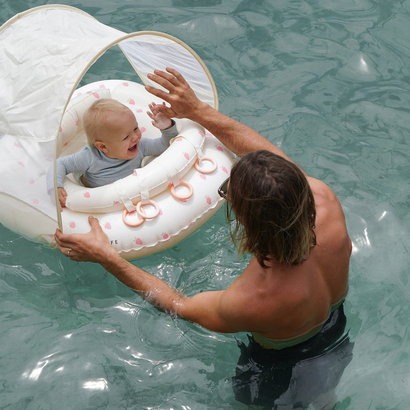 Interactive Baby Float Strawberry Sunshine Pink