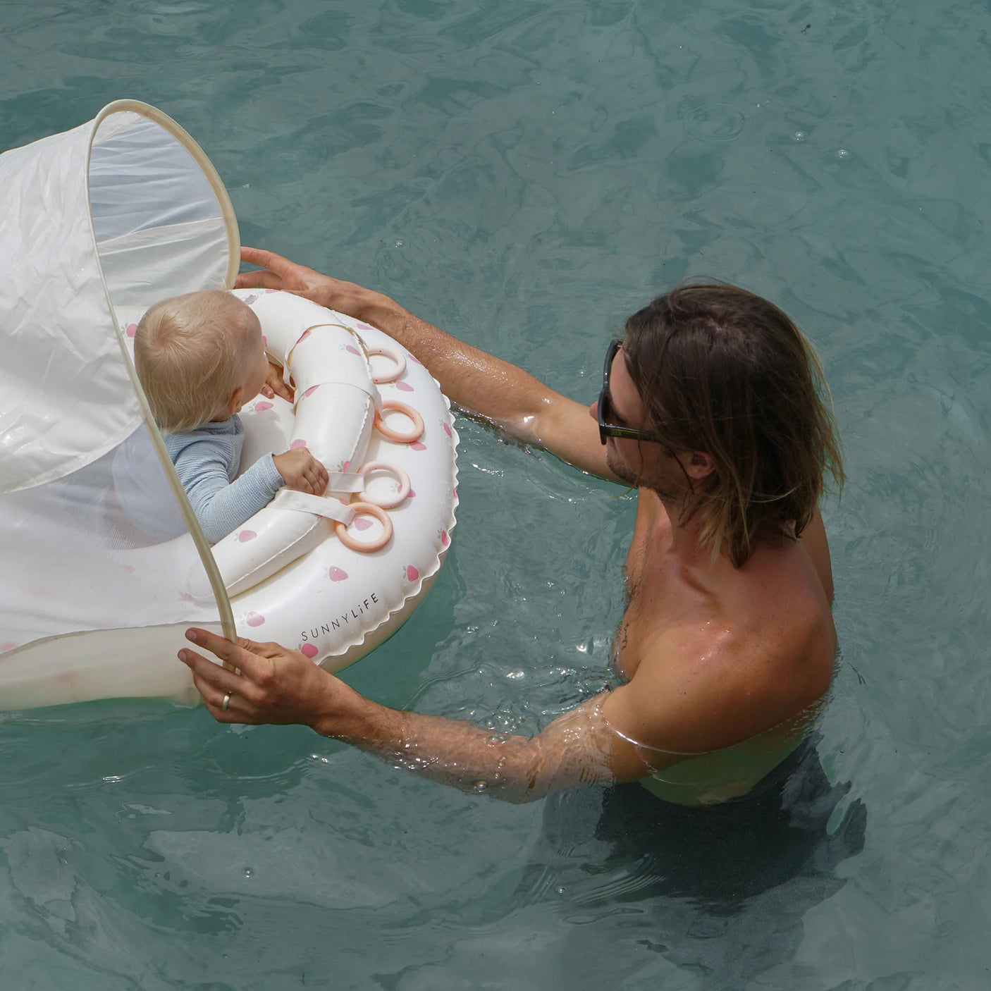 Interactive Baby Float Strawberry Sunshine Pink