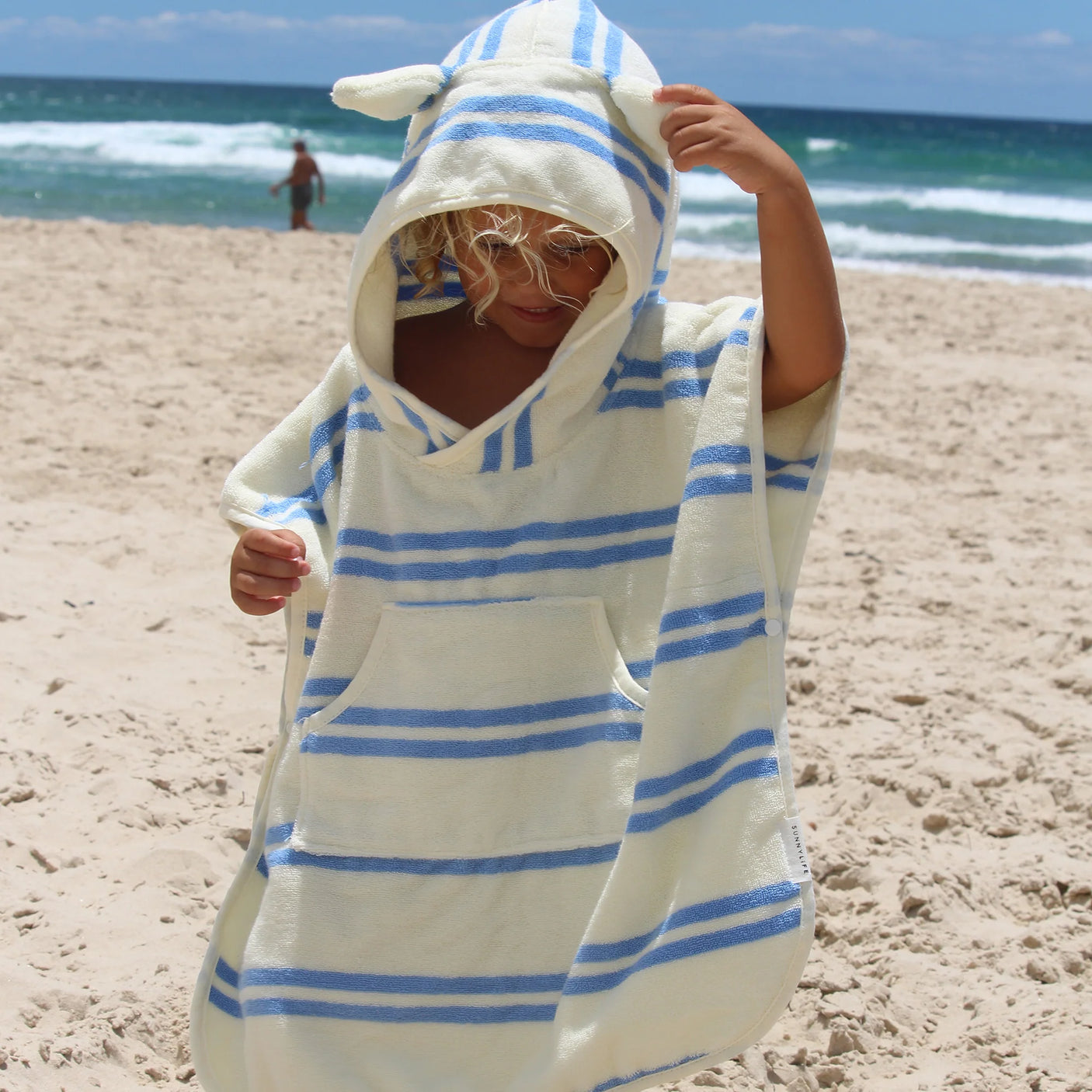 Kids Character Hooded Towel - Sammy The Seagull