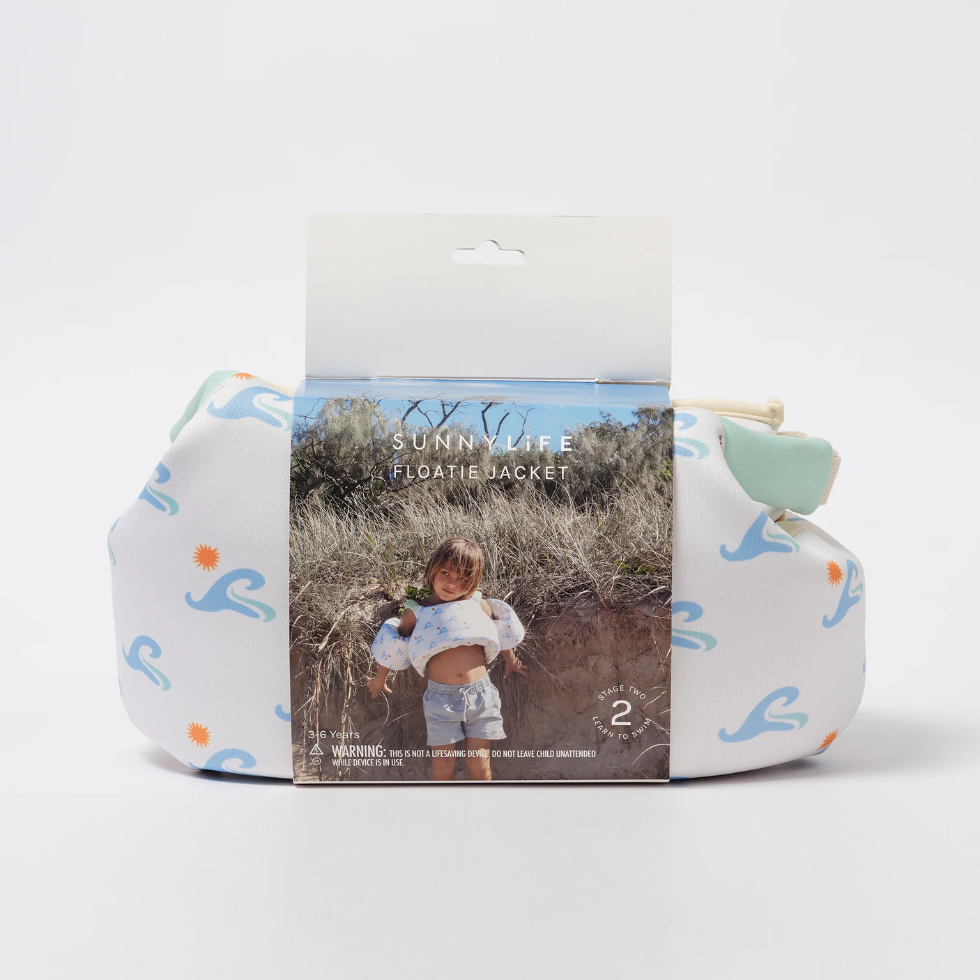 Floatie Jacket 4-6 Sid the Seagull Blue Wave