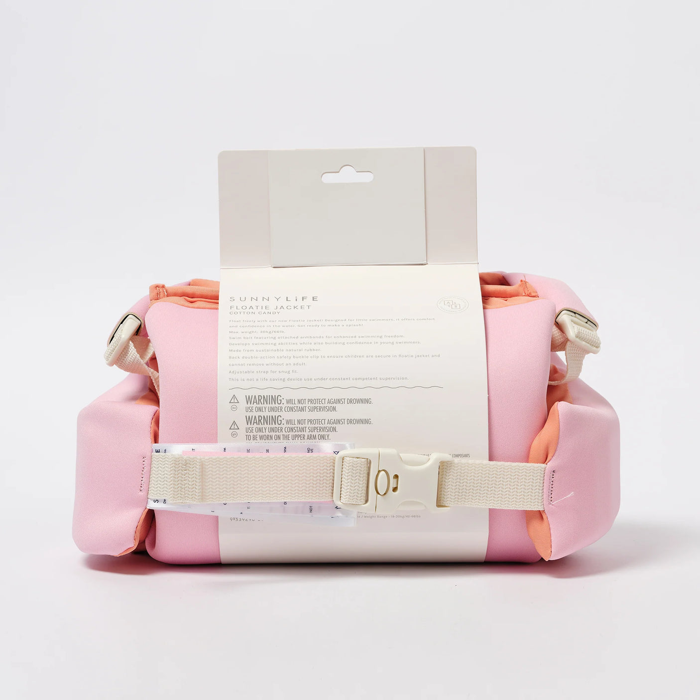 Floatie Jacket 4-6 Cotton Candy Cherry