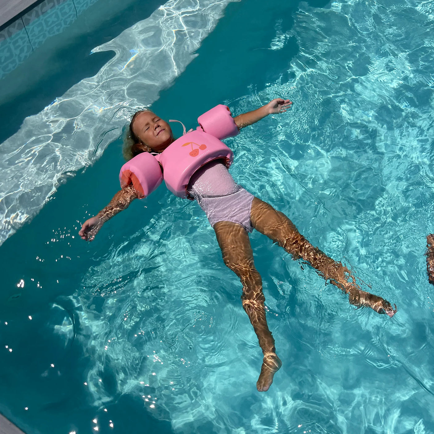 Floatie Jacket 4-6 Cotton Candy Cherry