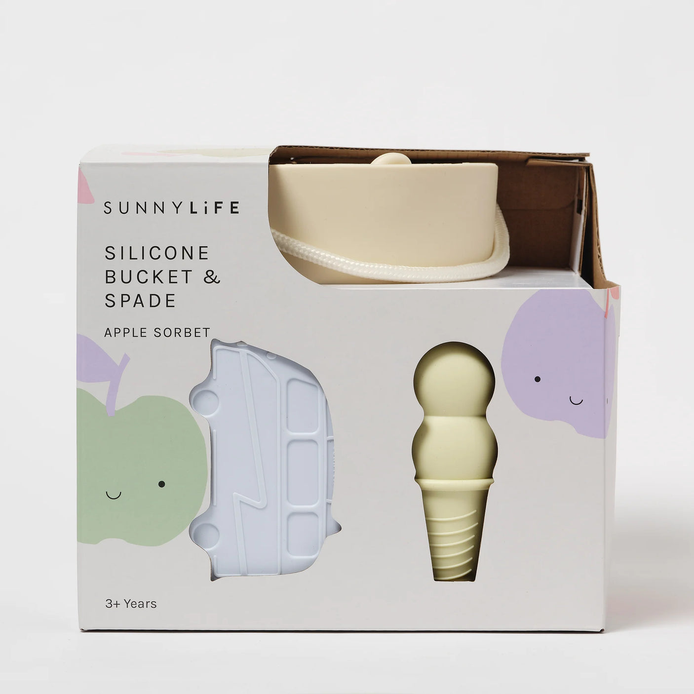 Silicone Bucket & Spade Set Apple Sorbet Multi
