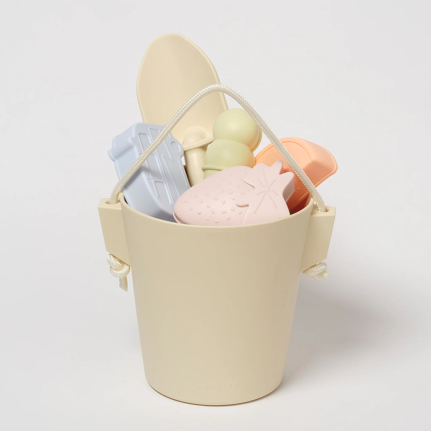 Silicone Bucket & Spade Set Apple Sorbet Multi