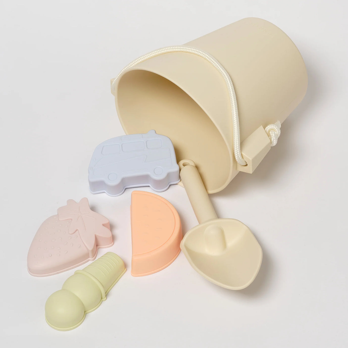Silicone Bucket & Spade Set Apple Sorbet Multi