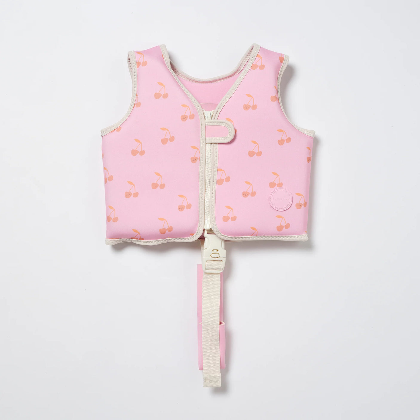 Kids Swim Vest Cotton Candy Cherry