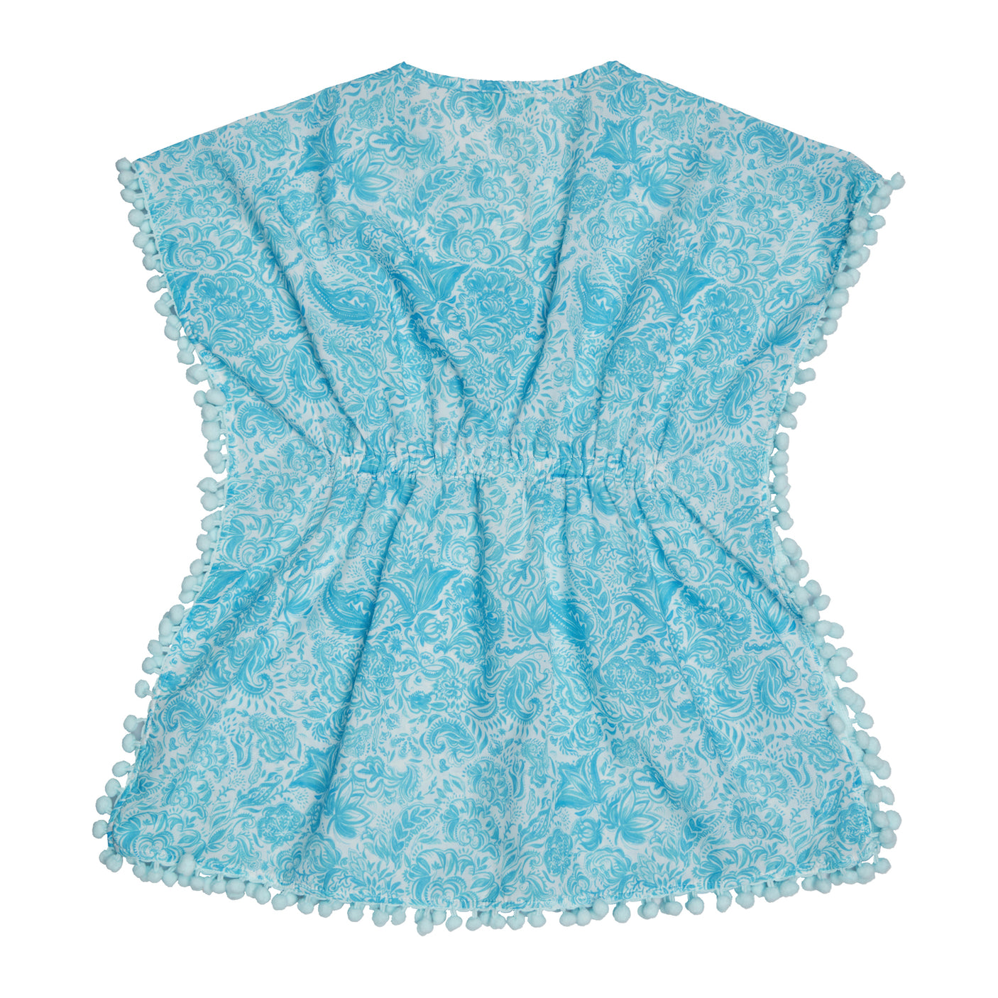 Girl's Kaftan - Paisley Turquoise