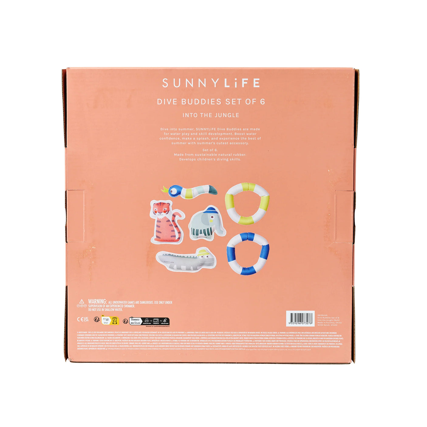 Dive Buddies - Into The Jungle Set of 6