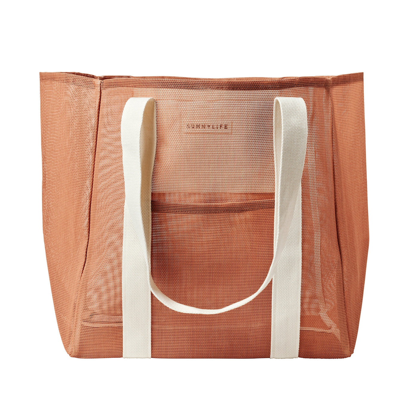 Caryall Mesh Beach Bag - Tierra Clay