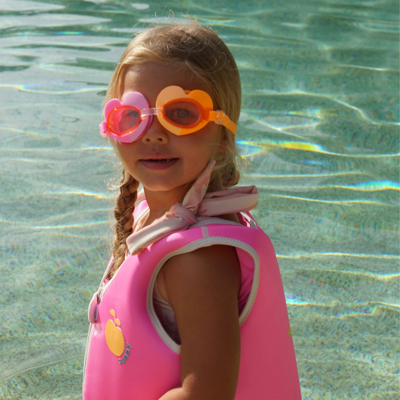 Kids Swimming Goggles - Poppy The Peach
