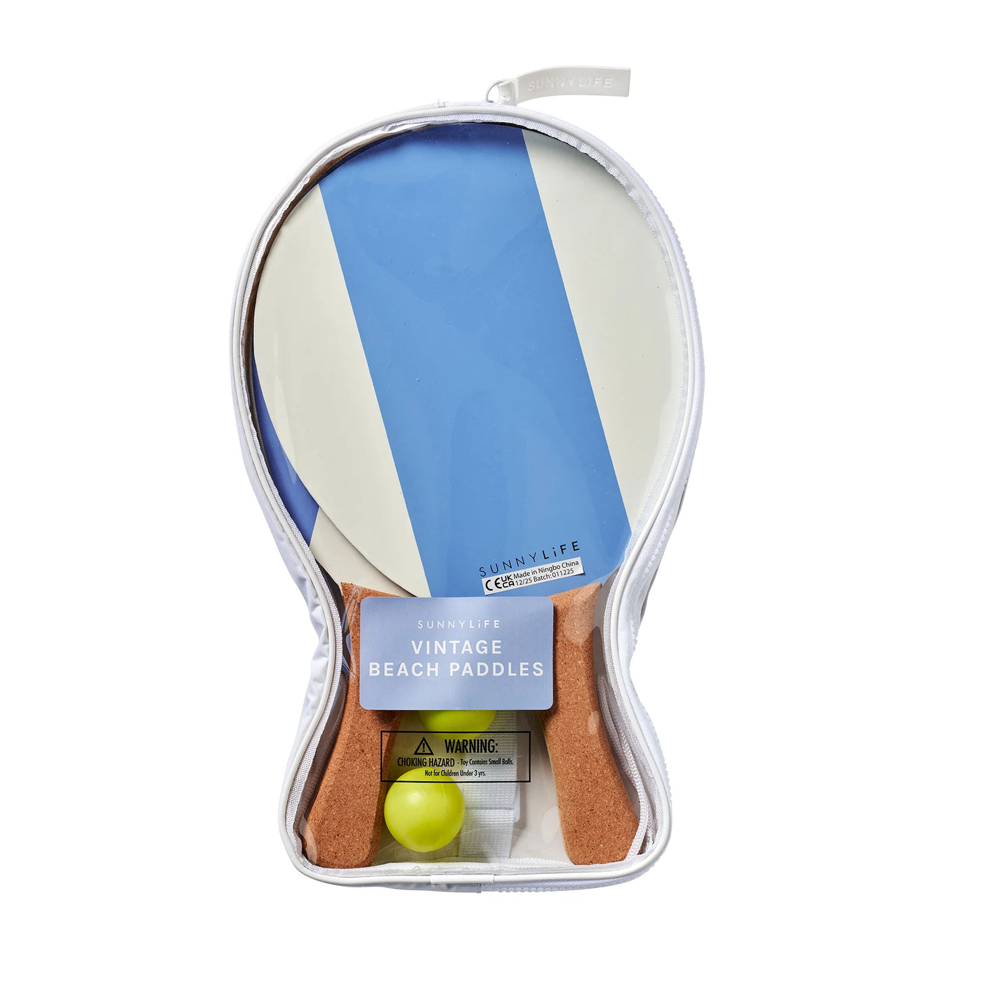 Vintage Beach Paddles - La Mer Blue