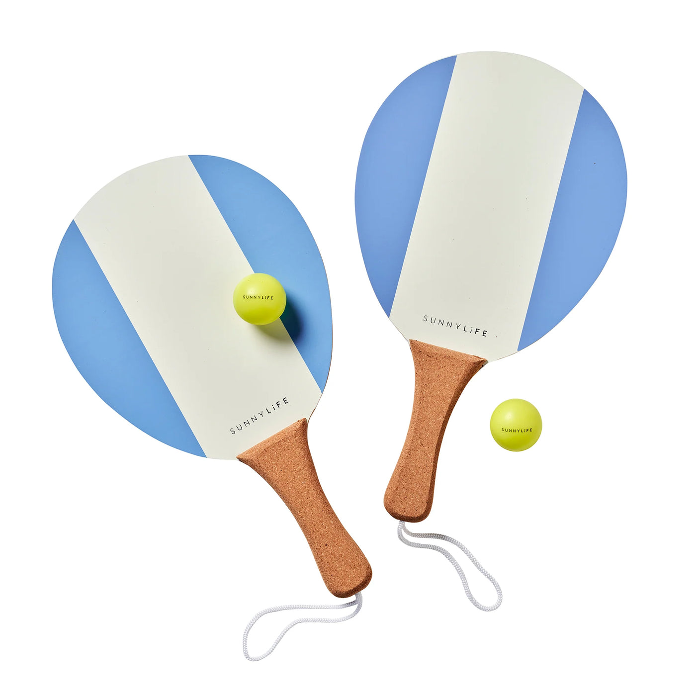 Vintage Beach Paddles - La Mer Blue