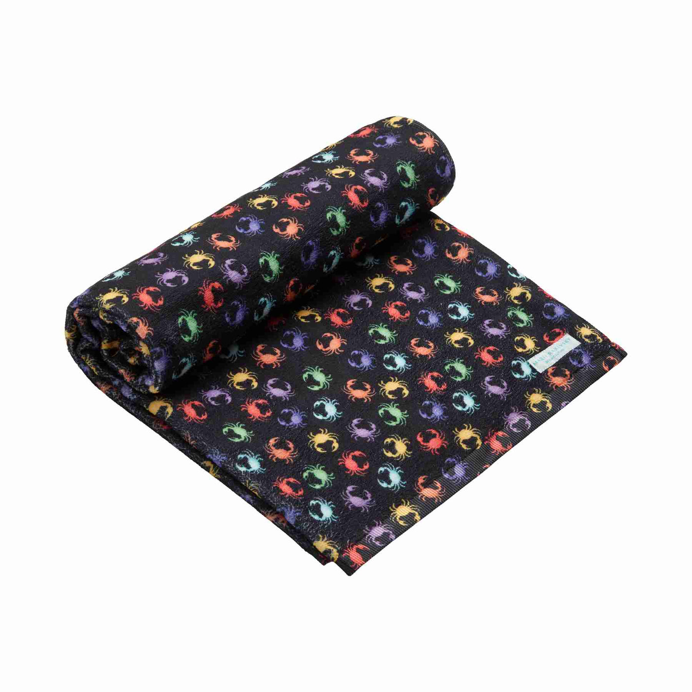 Beach Towel - Neon Crabs