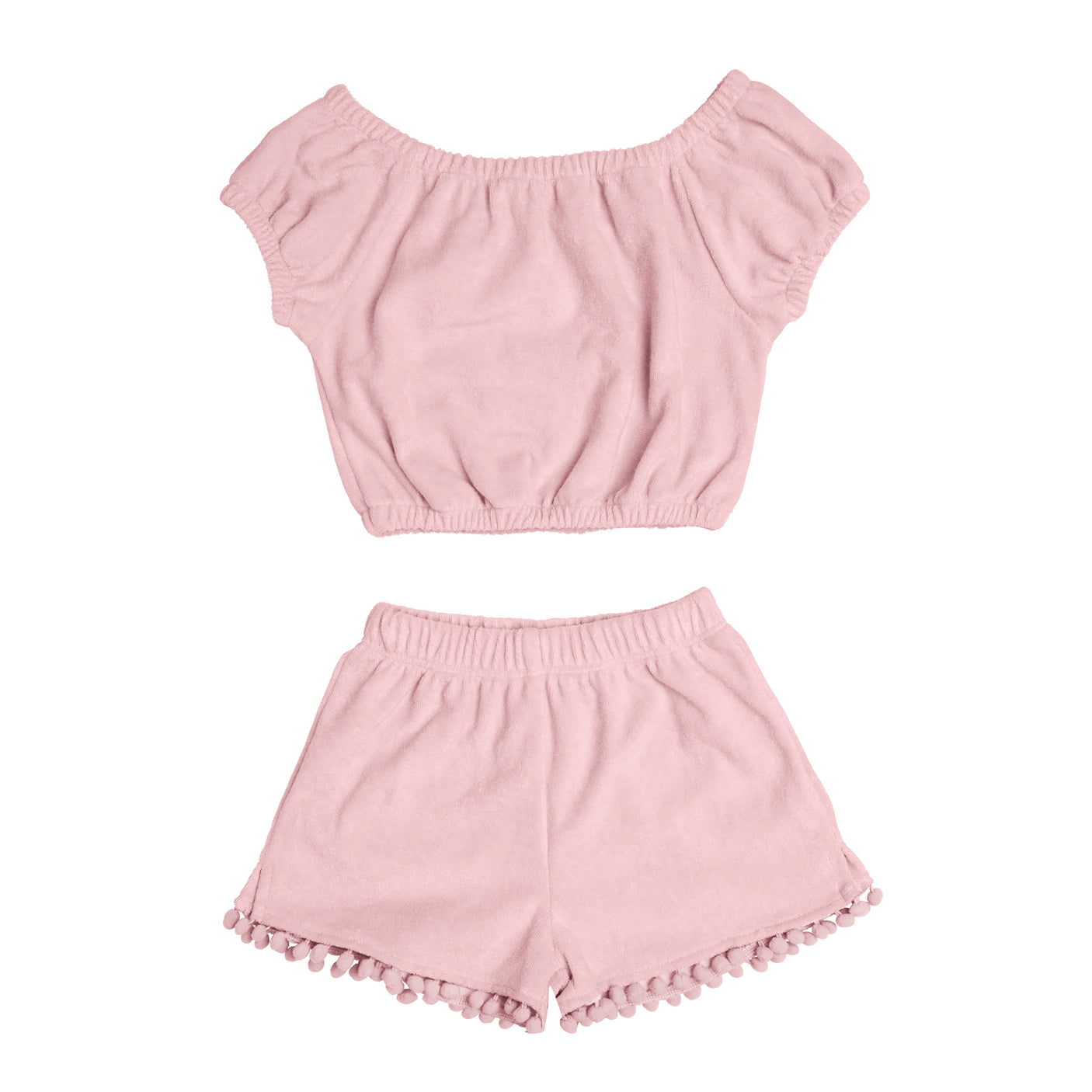 Girl's Terry Set - Blush