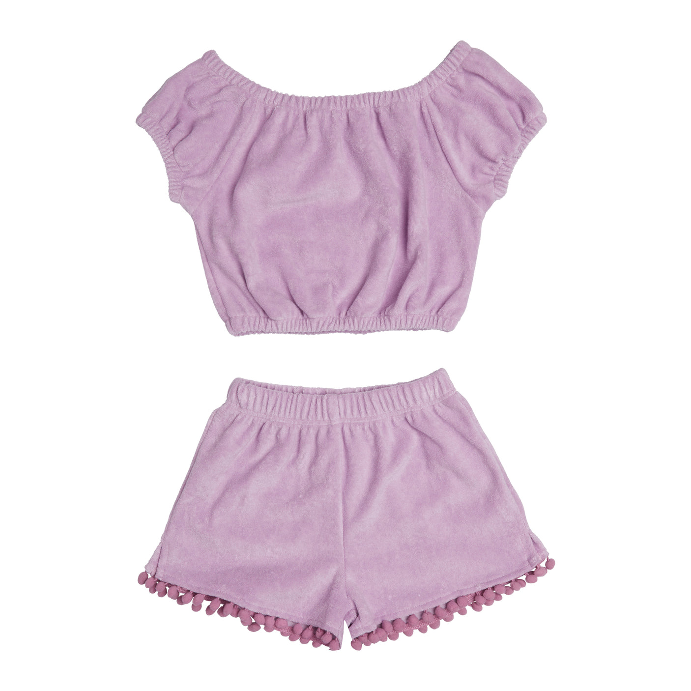 Girl's Terry Set - Lilac