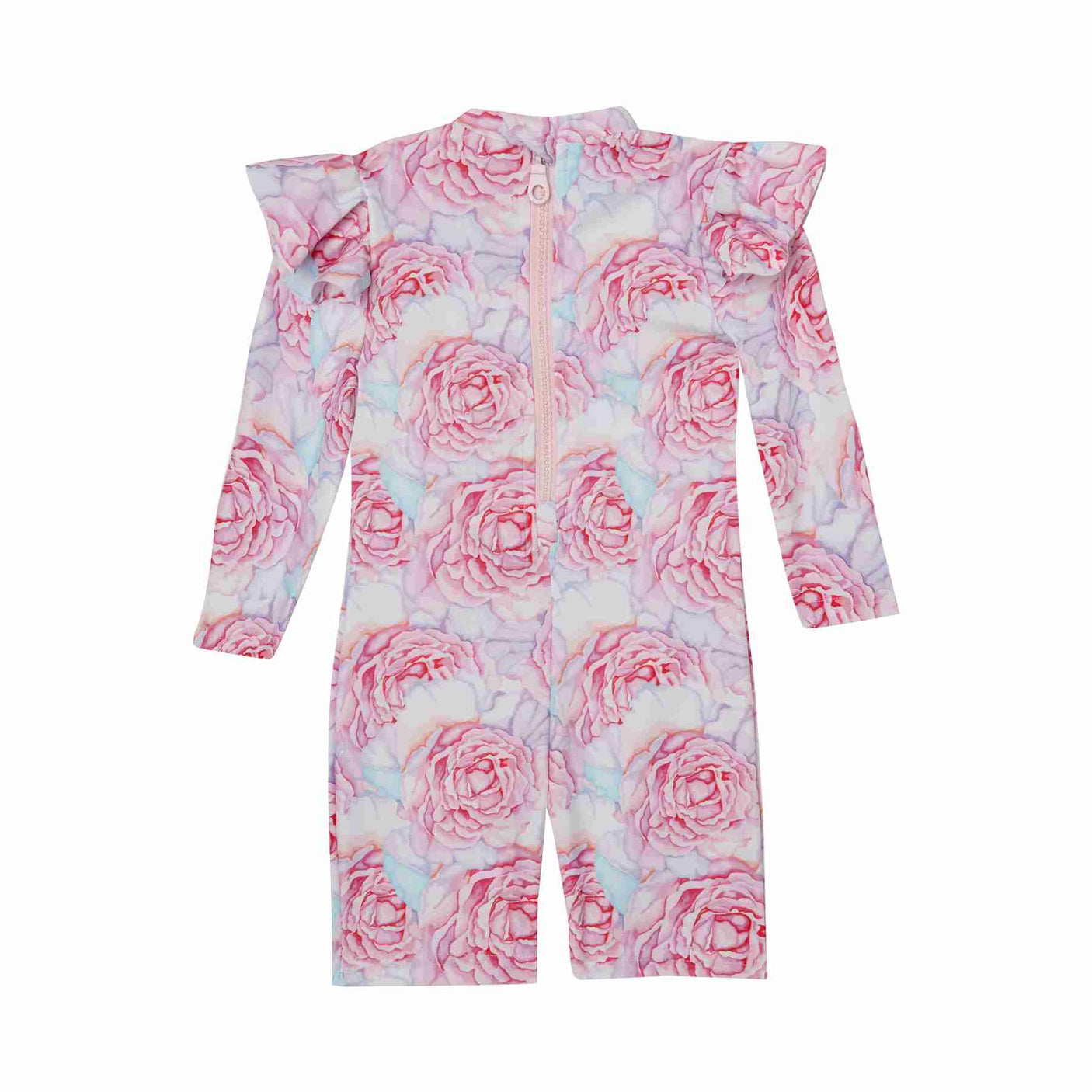 Girl's Bodysuit Long Sleeve - Rose