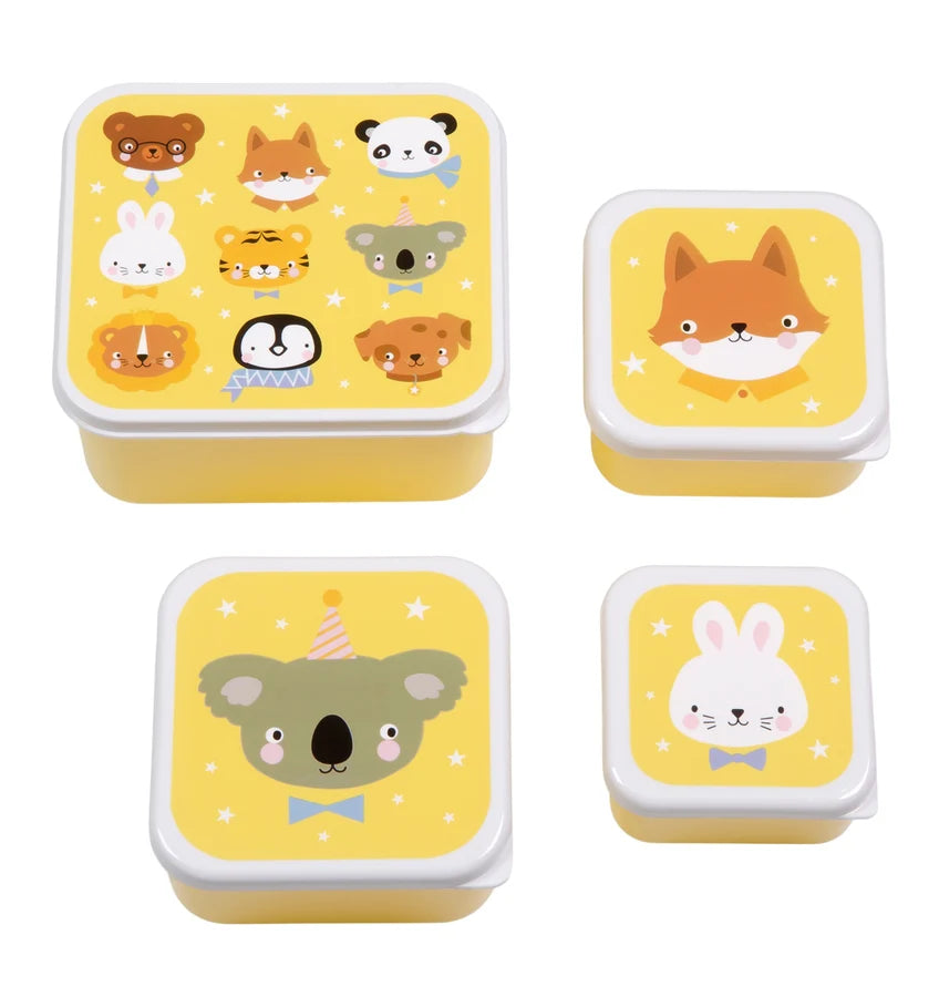 Lunch & Snack Box Set - Animal friends