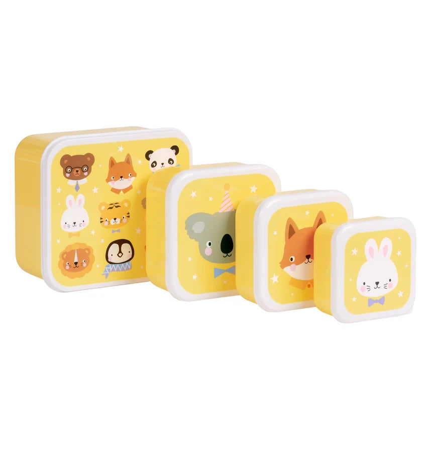 Lunch & Snack Box Set - Animal friends
