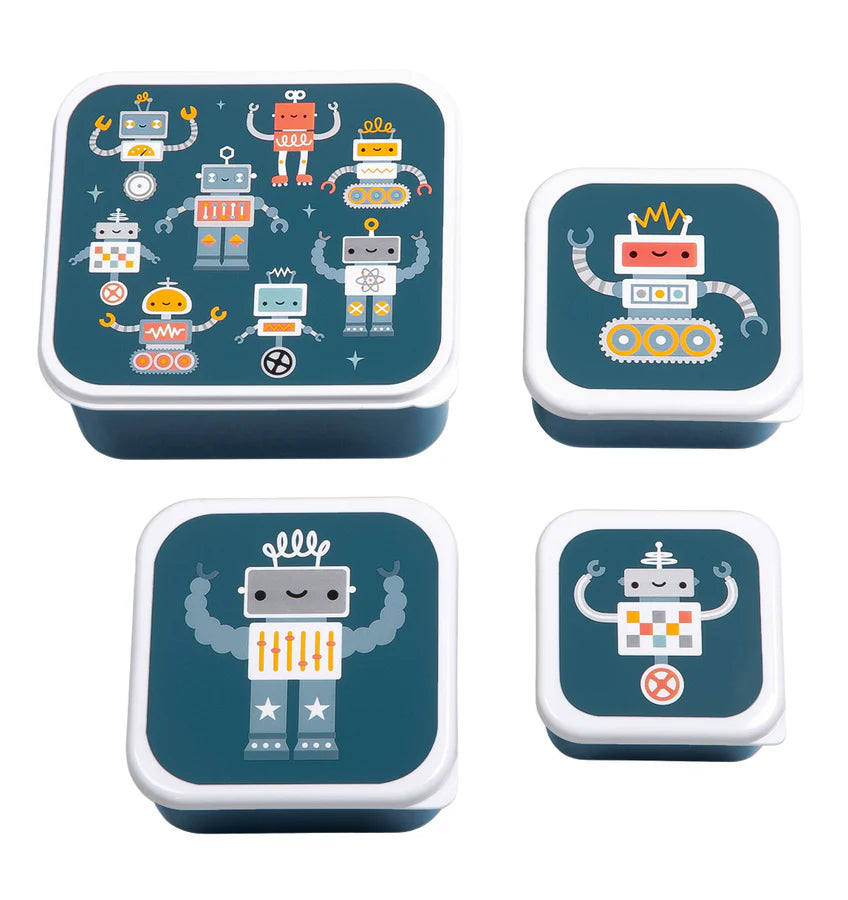 Lunch & Snack Box Set - Robots