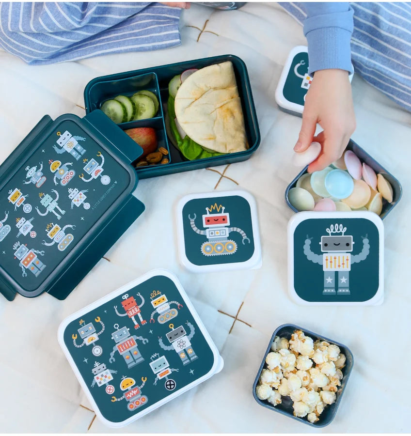 Lunch & Snack Box Set - Robots