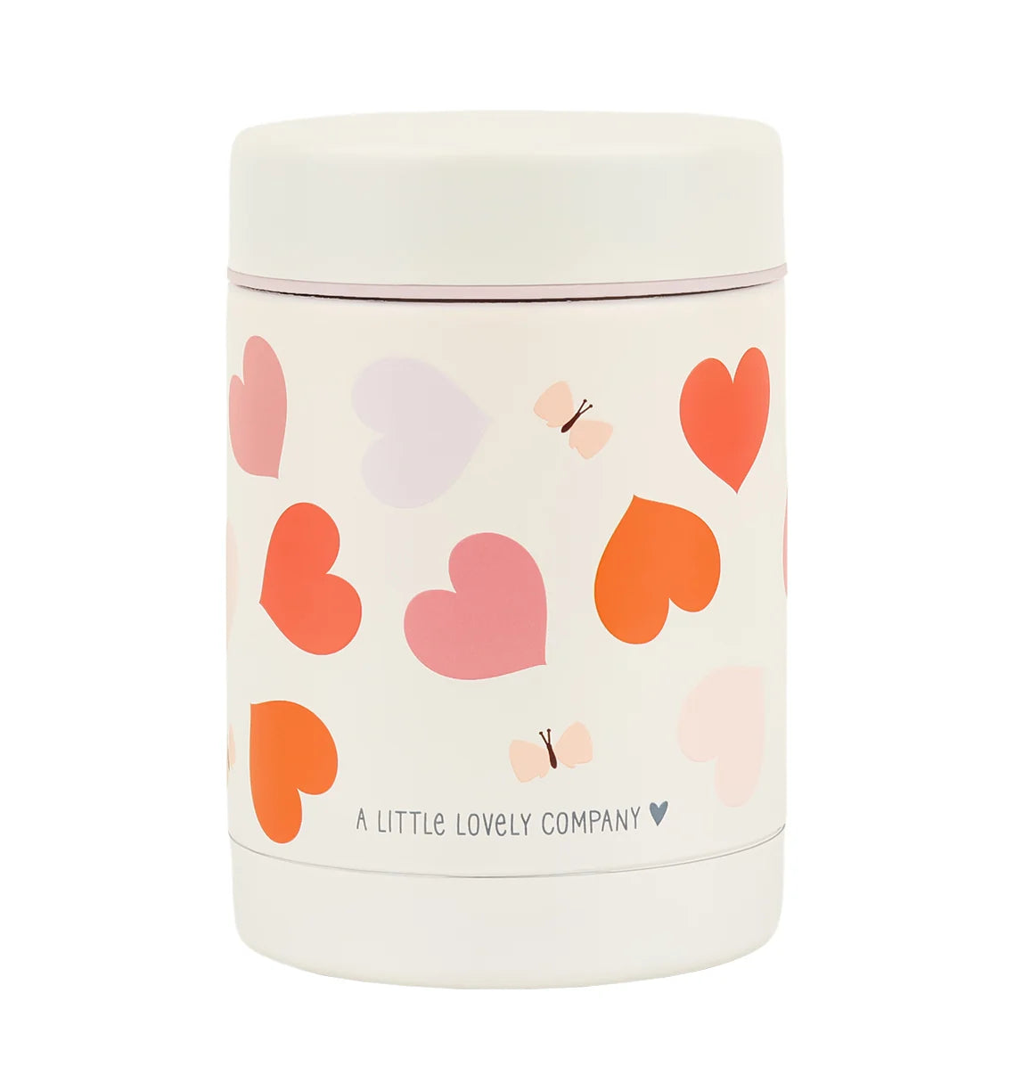 Double Wall Insulated Food Jar - 300ml - Hearts