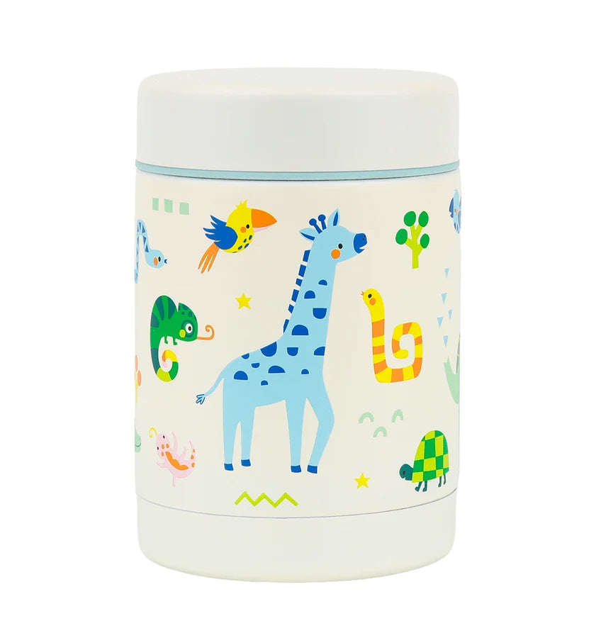 Double Wall Insulated Food Jar - 300ml - Jungle
