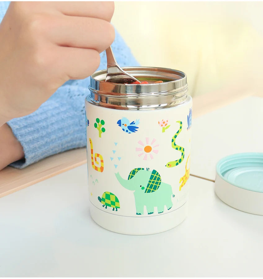 Double Wall Insulated Food Jar - 300ml - Jungle