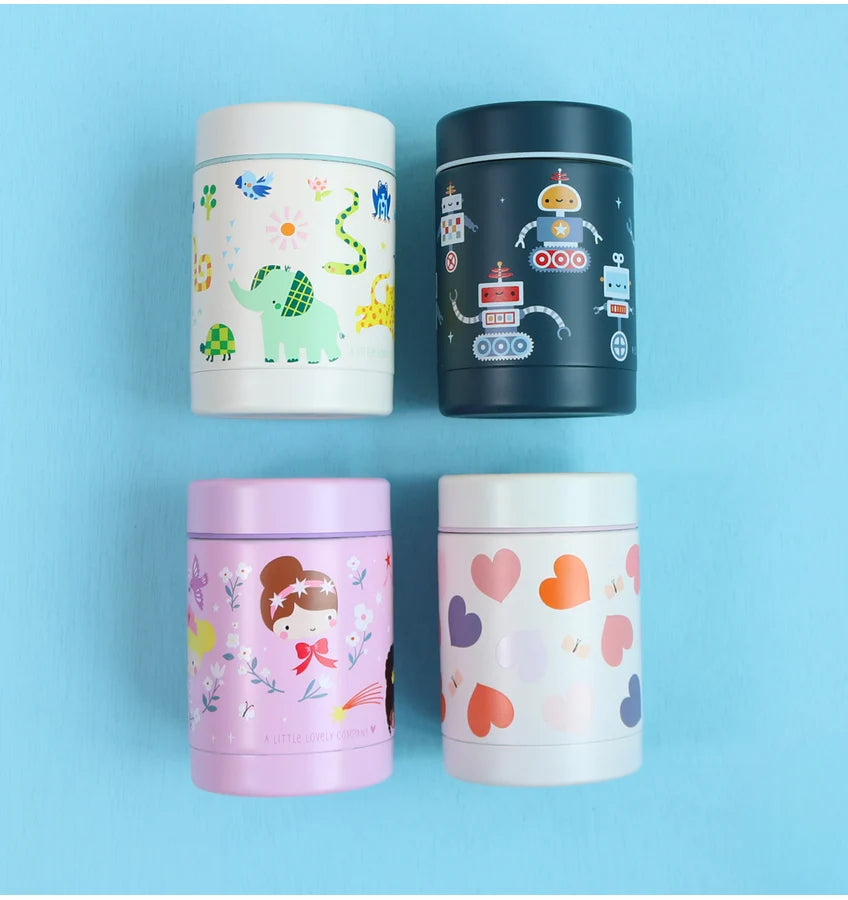 Double Wall Insulated Food Jar - 300ml - Robots
